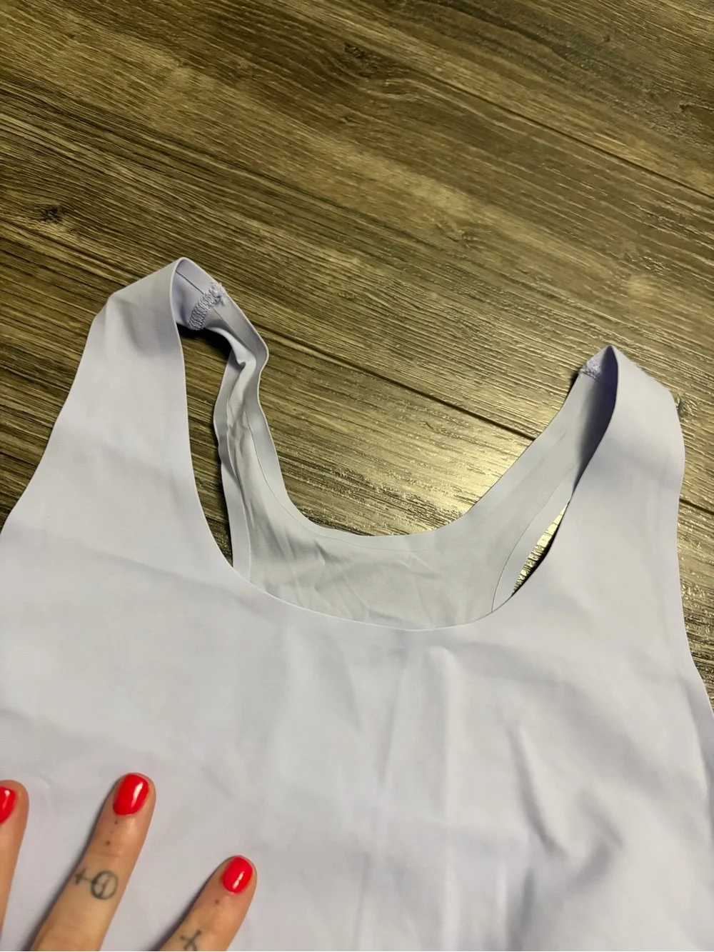 NWT Lululemon Fast and Free Tank Top *Light Support (Serene Blue) Size M
